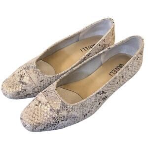 Van Eli Caripo Gold Snake Print Women's Ballet 6M